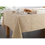 Nappe carrée Myriade ficelle et 4 serviettes Garnier Thiebaut